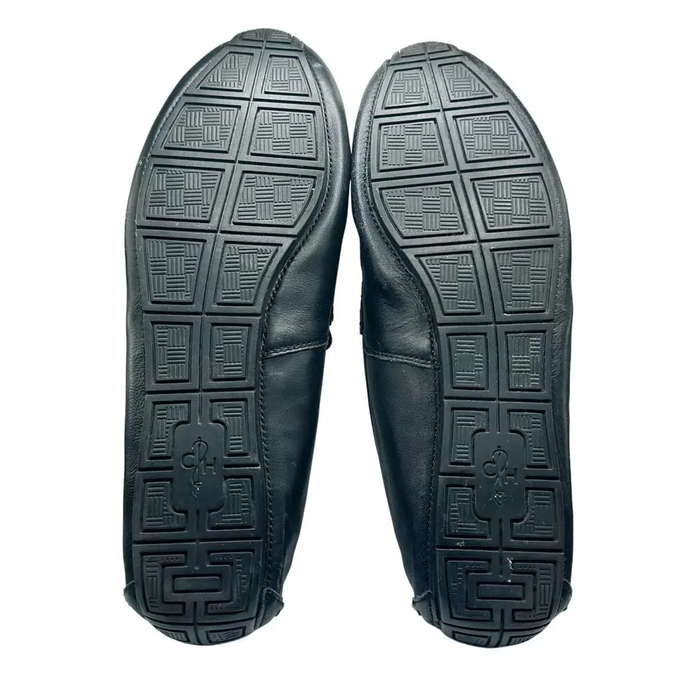 Cole Haan | Men | Somerset Black Leather Driving Penny Loafers | Size 9.5 M